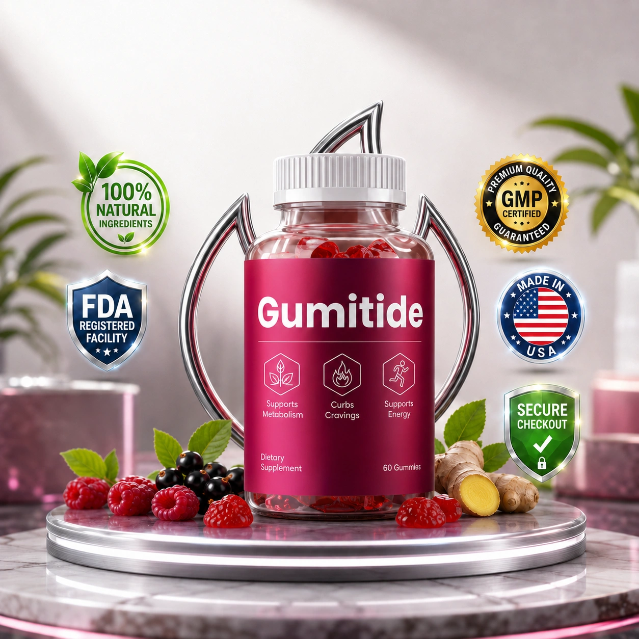 Gumitide bottle closeup