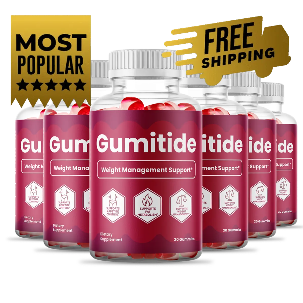 6 bottles of Gumitide