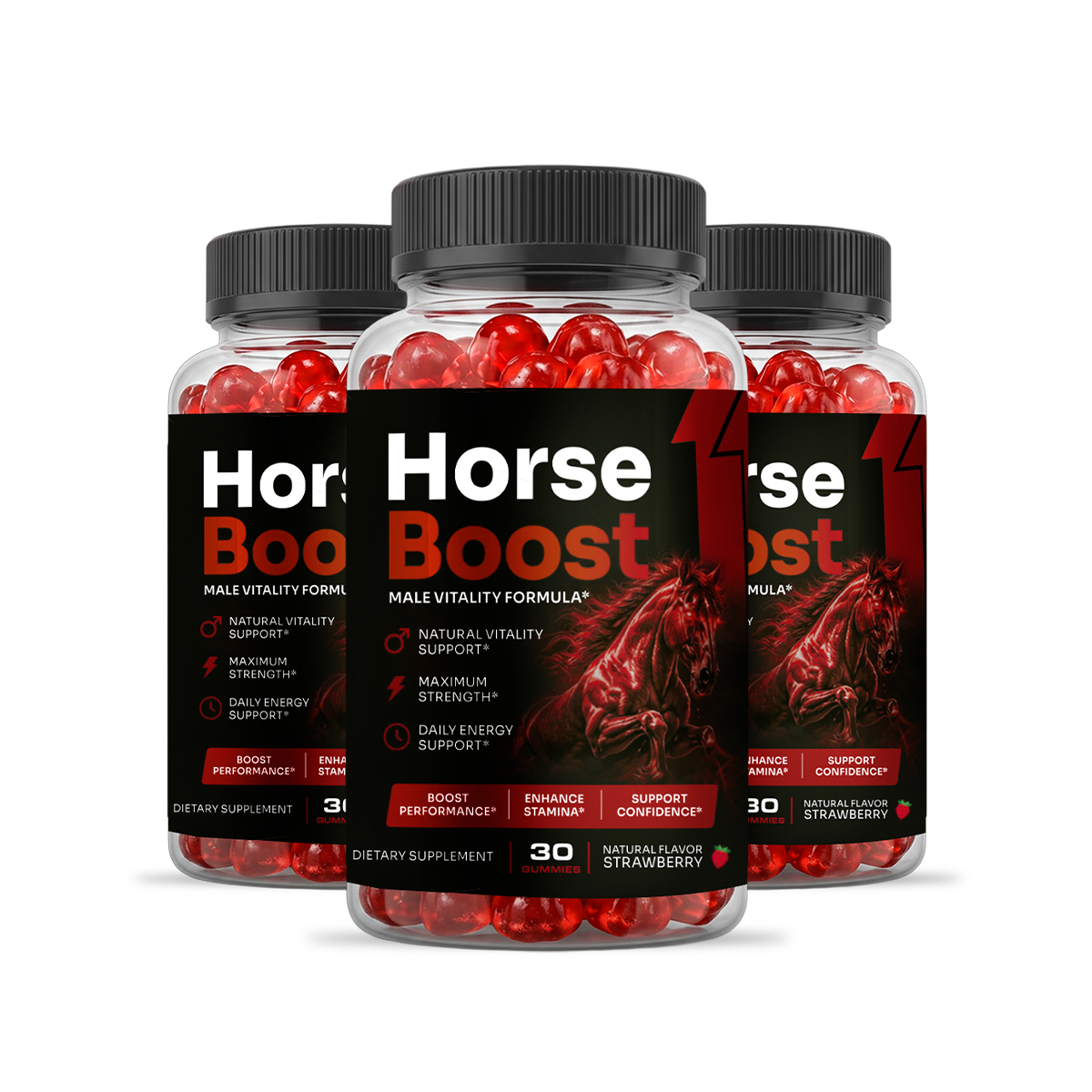 3 bottles of Horse Boost