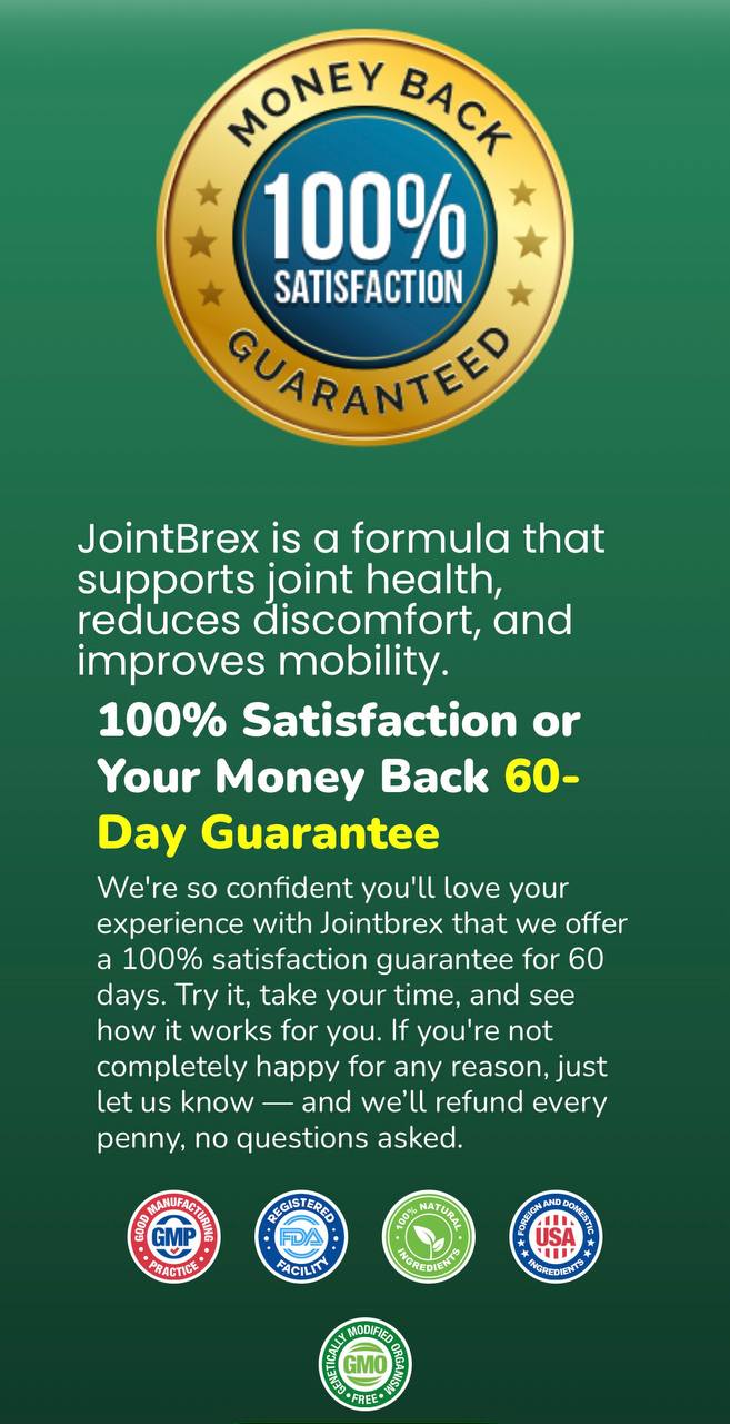 JointBrex 60 day money back guarantee